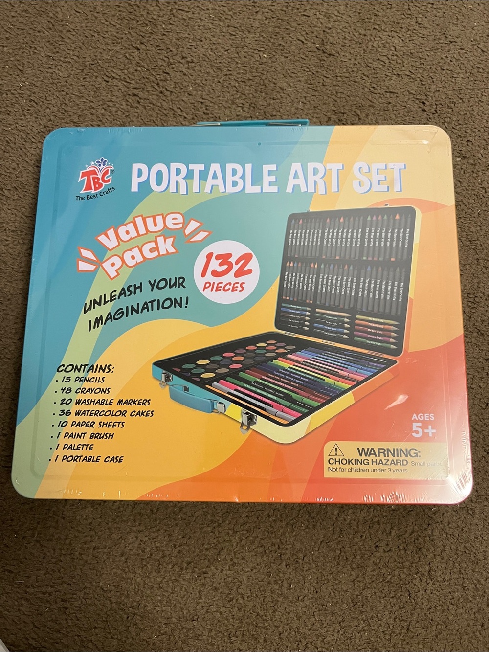 Portable Art Set 132-Piece - UNOPENED